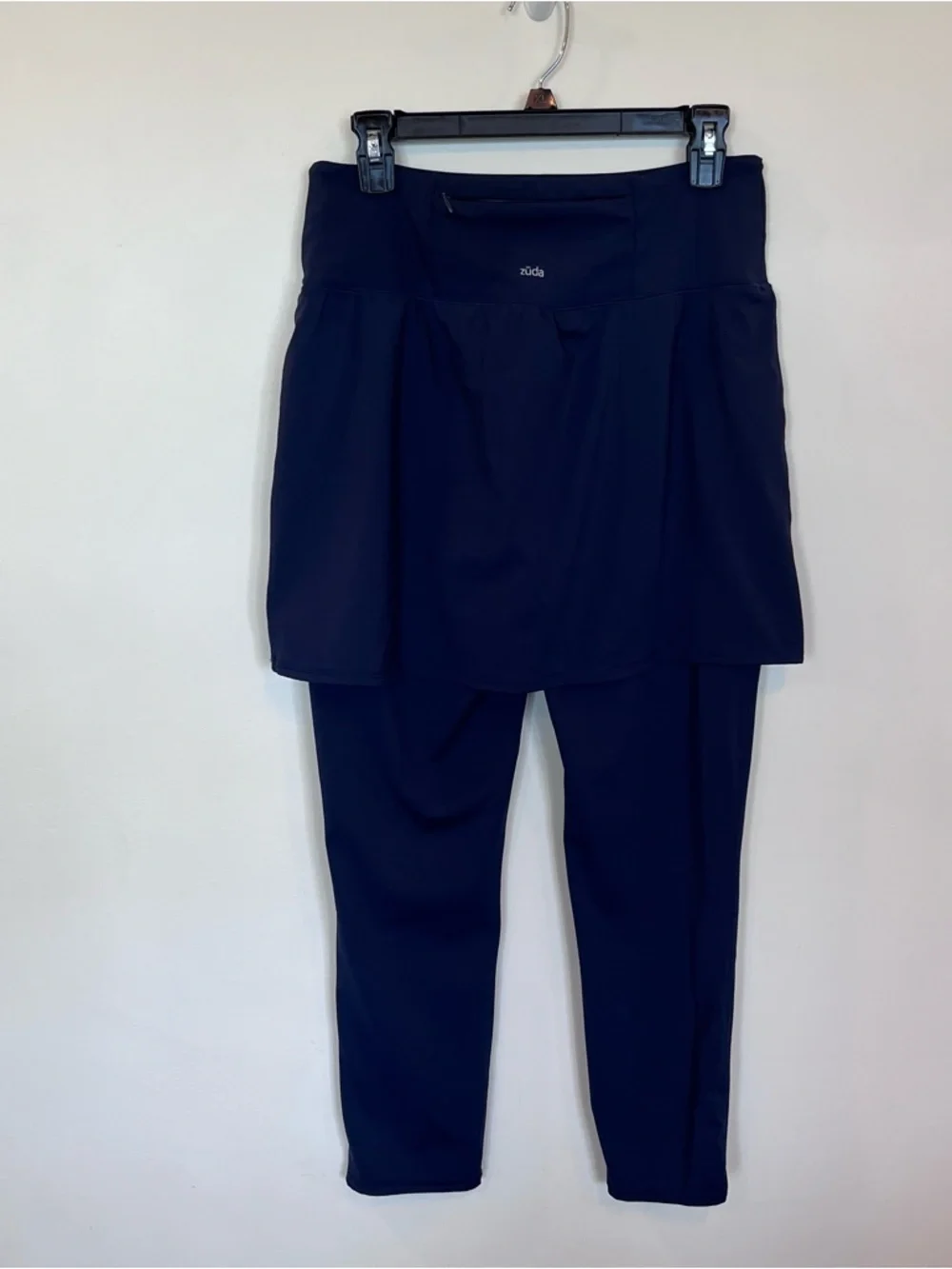 Zuda Z-Move Cropped Skirted Legging Womens Medium Tall Navy Blue